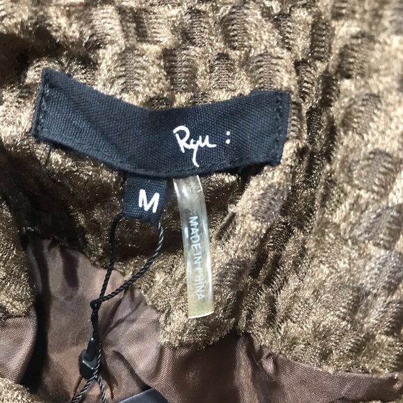 Ryu Light Weight Coat Chocolate Brown M - Picture 9 of 12